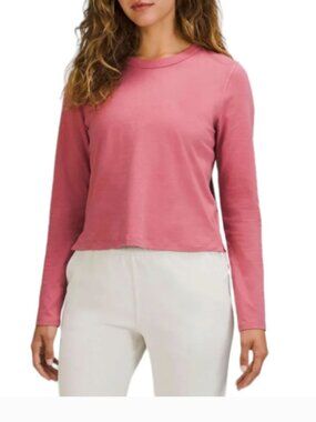 Lululemon Classic-Fit Cotton-Blend Long Sleeve Shirt Brier Rose 6